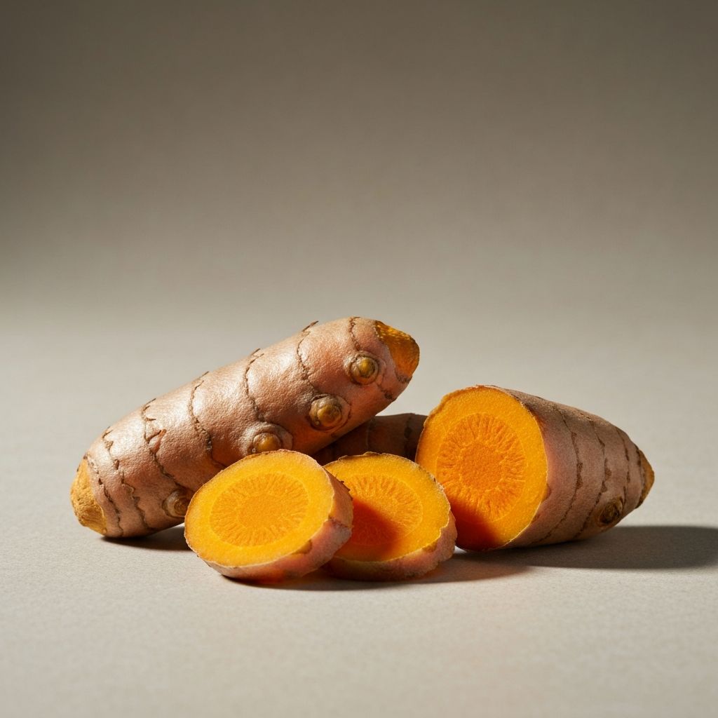 Frische Kurkumawurzel